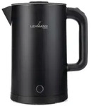 LEHMANN Elektrischer Wasserkocher 2200W 1,7L &ndash; LED-Licht, doppelwandig,