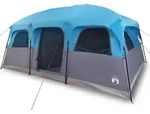 vidaXL 94540, vidaXL Familienzelt f&uuml;r 10 Personen Blau Wasserdicht