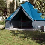 vidaXL Tipi-Familienzelt 10 Personen Blau Wasserdicht - Blau