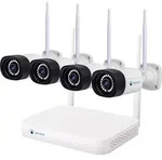 LUVISION WLAN Funk Video &Uuml;berwachungssystem KI NVR 5MP Nachtsicht Farbe Mikrofon