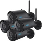 Reolink Argus Series B320-B Battery-WiFi 4er Set - Schwarz