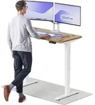 Desktronic HomePro Elektrisch h&ouml;henverstellbarer Schreibtisch 120x60cm Massive