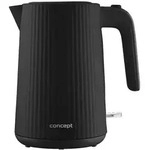 Concept Kunststoff-Wasserkocher 1,7 l geriffeltes Design dreifaches...