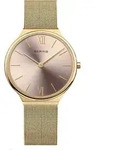 Bering Damen Uhr Armbanduhr Ultra-Slim Gold - 18434-336 Edelstahl - Gold