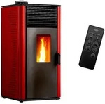 Luft- Pelletofen Anita 12 kW Sannover Bordeaux - bordeaux