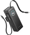ECOFLOW RAPID 25K Build-in cable - Powerbank Black - Schwarz