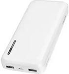 LogiLink Powerbank 20.000 mAh 2x USB-A 1x USB-C wei&szlig; - Wei&szlig;