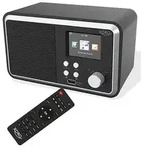 Xoro DAB 300 IR, Internet Radio, DAB+,BT,USB,UPnP, Schwarz - Schwarz
