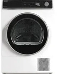 Sharp KD-NHA8S6GW1D-DE W&auml;rmepumpentrockner, 8 kg, BubbleDrum, LED-Trommellicht,