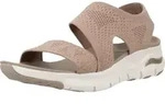 Sandalen Skechers 119458-MOC f&uuml;r Damen - Braun - 38