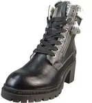 Mustang Schn&uuml;rstiefel Schwarz in Gr. 36 - Schwarz - 36
