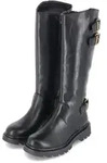 Tamaris Damen Bikerstiefel Schwarz Synthetik Gr&ouml;&szlig;e: 36 - Schwarz - 36