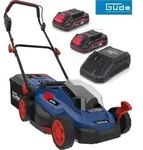 G&Uuml;DE City Rasenm&auml;her RM 18/33 18V, 33 cm Schnitt mit 2 x Akku 2.0 Ah + Ladeger&auml;t