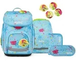 ergobag Cubo Schulranzen-Set 5-teilig - Hellblau