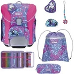 Scout Schulranzen Basic Micro Set 4-teilig Pony Love flieder - Violett/Lila