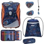 Scout Alpha Offroad Schulrucksack Set 4tlg. - Dunkelblau