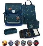 Belmil Comfy Plus Premium Schulranzen Set 5-teilig "Orion Blue" - Blau