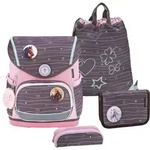 Belmil Compact Plus Premium Schulranzen Set 5-teilig "Mint" - Rosa