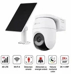 EZVIZ CB8 Lite 4G Set Solar-&Uuml;berwachungskamera 2K+ 4G WLAN 6 Schwenkbar AOV 2.0 KI