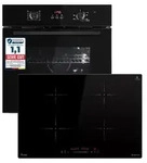 KKT KOLBE Autarkes Herdset | 60cm Einbaubackofen BO8005FB | 70 cm Induktionskochfeld