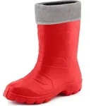 Ladeheid Damen Thermo Eva Gummistiefel federleicht LALMG879 (Rot88/Grau, 36) - Rot -