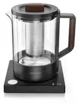 Arendo Wasserkocher mit Temperatureinstellung, Teekocher Glas, 1 L, 800 W,