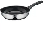 K&uuml;chenprofi Bratpfanne ROMA, 28 cm 2385102828 4007371072458 - Silber