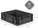 SuperSparSet 10x Eurobox NextGen Grip mit Scharnierdeckel und roten