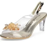 Laura Vita Damen Sandalette gold - Gold - 36