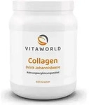 Vitaworld Collagen Drink Johannisbeere | 400 g | mit L-Carnosin, Goji-Extrakt,