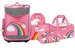 Einheitsgr&ouml;&szlig;e MW-293|MUWO "Lil Unicorn" Kinder Schulranzen Set 5-tlg. - Rosa