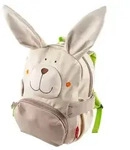 Sigikid Pf&ouml;tchenrucksack Hase beige/gr&uuml;n Kinderrucksack