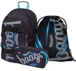 Baagl Schulrucksack Set Jungen 3 Teilig, Schultasche ab 3. Klasse, Grundschule Ranzen
