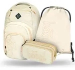 BAAGL Coolmate Beige Rucksack-Set 3tlg: Rucksack, Federm&auml;ppchen, Turnbeutel - Beige