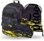 BAAGL Skate Dune Rucksack-Set 3tlg: Rucksack, Federm&auml;ppchen, Turnbeutel - Grau