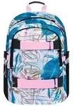 BAAGL Schulrucksack Skate Leafs