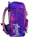 Baagl Schulranzen Jungen 1. Klasse Airy Schultasche Set - Pferd Herz