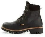 camel active Damen Schn&uuml;rstiefel mit Profilsohle - Schwarz - 37