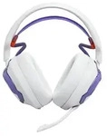 JBL Quantum 650 Wireless Over-Ear-Gaming-Headset, weiss/violett - Wei&szlig;