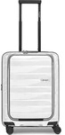 Bergpfeil mit Laptopfach Travel Cabin Trolley With Front Pocket Ice White Metallic