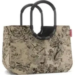 Reisenthel Loopshopper L jacquard brown - Schwarz/Braun