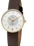 Regent Damen Uhr Armband aus Apfelschale Armbanduhr Analog dunkelbraun URBA719 -