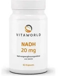 Vitaworld NADH 20 mg | 60 Kapseln | Panmol NADH&reg; mit spezieller Mikroverkapselung