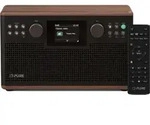 Pure Classic H6 Digital Radio &ndash; Coffee Brown and Walnut &ndash; DAB Plus FM Bluetooth -