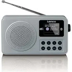 LENCO PDR-034GY &ndash; Tragbares DAB+/FM-Radio mit Bluetooth&reg; und wiederaufladbarem