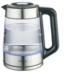 Elektrischer Wasserkocher aus Glas, 1,7 l, Klausberg KB-7888, LED RGB -