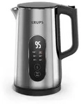 Krups Smart'n Light Wasserkocher BW8018, 1,7 l, 1500 W, Schwarz, Edelstahl, Metall,