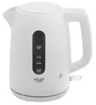 Adler AD 1380 Wasserkocher mit STRIX-Sicherheitssystem - 1 L, 2200 W, Wei&szlig;