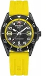 Swiss Alpine Military Herren Armbanduhr Taucheruhr Raptor gelb 7029.1878 - Schwarz