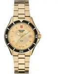 Swiss Alpine Military Damen Uhr Analog Quarz 7740.1111SAM Edelstahl - Gold